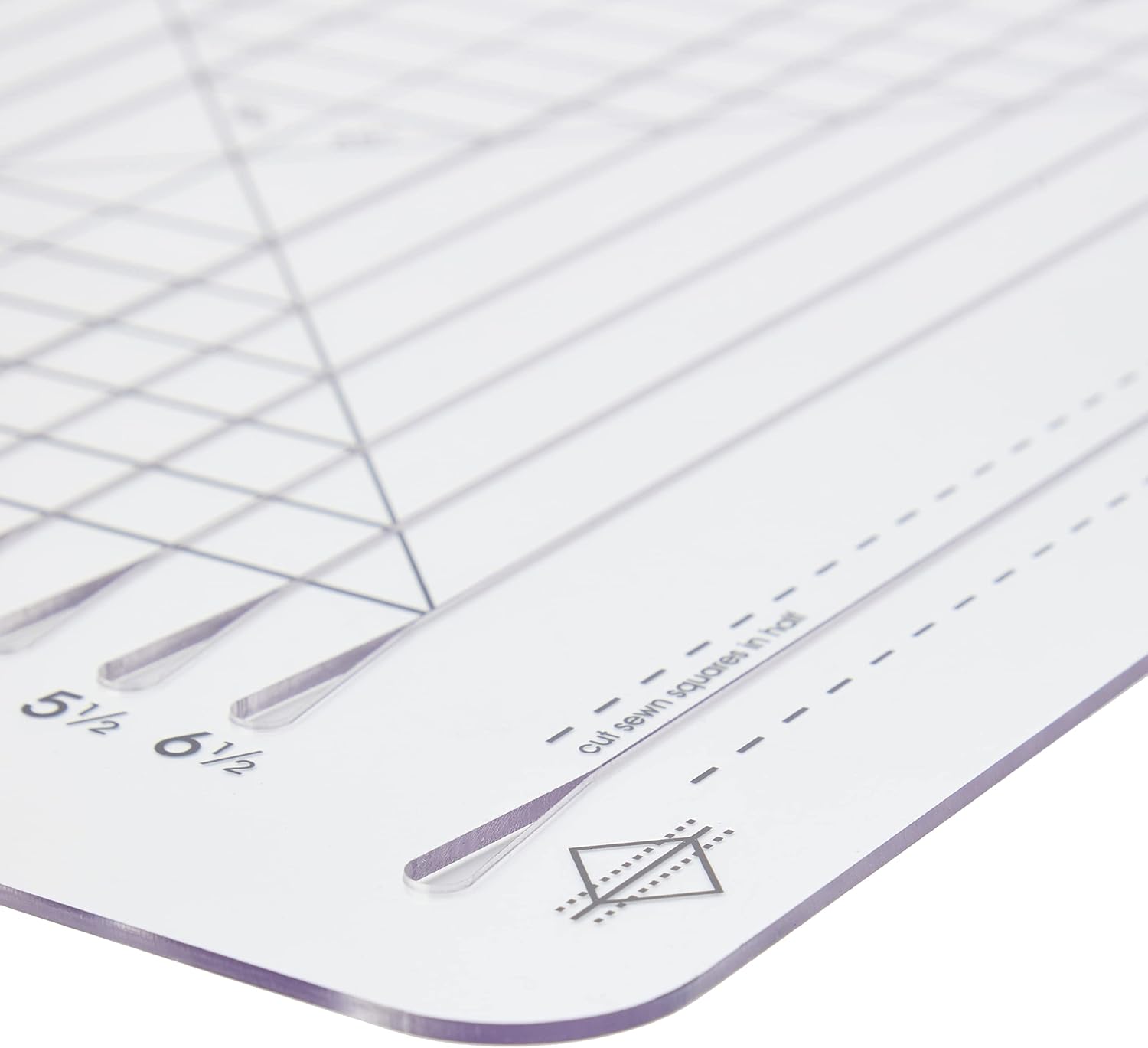 June Tailor Half-Square & Quarter-Square Triangles Ruler - Image 3